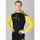 JAKO Kapuzensweat (Hoodie) Performance (Polyester-Fleece) schwarz/gelb Herren