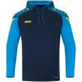 JAKO Kapuzensweat (Hoodie) Performance (Polyester-Fleece) marineblau/hellblau Damen