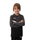 JAKO Long Sleeve Zip Top Iconic (comfortable fit) black/anthracite grey children