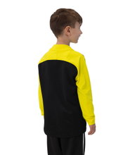 JAKO Long Sleeve Zip Top Iconic (comfortable to wear) black/yellow Kids