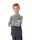 JAKO Langarmshirt Ziptop Iconic (angenehmer Tragekomfort) anthrazitgrau/mintgrün Kinder