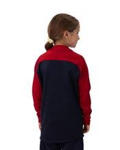 JAKO Long Sleeve Shirt Ziptop Iconic (comfortable to wear) navy/red Kids