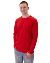 JAKO Long Sleeve Shirt Organic (Leisure, Organic Cotton) red Men's