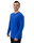 JAKO Langarmshirt Organic (Freizeit, Bio-Baumwolle) royalblau Herren