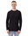 JAKO Langarmshirt Organic (Freizeit, Bio-Baumwolle) schwarz Herren