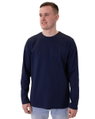 JAKO Langarmshirt Organic (Freizeit, Bio-Baumwolle) marineblau Herren