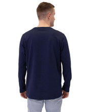 JAKO Long Sleeve Shirt Organic (Leisure, Organic Cotton) navy blue Men's