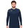JAKO Sport-Langarmshirt Sweat Champ 2.0 (100% Polyester) marineblau/gelb Herren