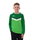 JAKO Sport Long Sleeve Sweatshirt Iconic (Polyester Stretch Fleece) green/dark green Children