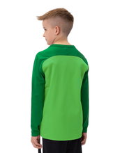 JAKO Sport Long Sleeve Sweatshirt Iconic (Polyester Stretch Fleece) green/dark green Children