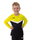 JAKO Sport Long Sleeve Sweatshirt Iconic (Polyester Stretch Fleece) black/yellow Kids