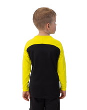 JAKO Sport Long Sleeve Sweatshirt Iconic (Polyester Stretch Fleece) black/yellow Kids