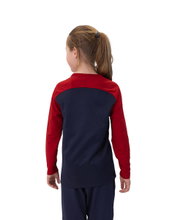 JAKO Sport Long Sleeve Sweatshirt Iconic (Polyester Stretch Fleece) navy/red Kids