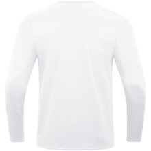 JAKO Sport-Langarmshirt Sweat Power (rec. Polyester, hohe Bewegungsfreiheit) weiss/rot Kinder