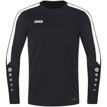 JAKO Sport-Langarmshirt Sweat Power (rec. Polyester, hohe Bewegungsfreiheit) schwarz Kinder