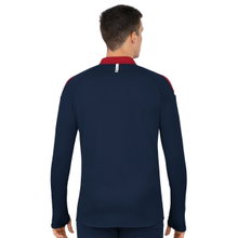 JAKO Sport Long Sleeve Shirt Ziptop Champ 2.0 (100% Polyester) Navy/Red Men