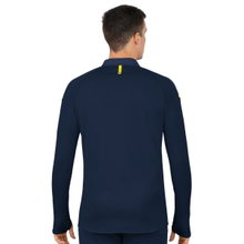 JAKO Sport-Langarmshirt Ziptop Champ 2.0 (100% Polyester) marine/blau/gelb Herren