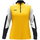 JAKO Langarmshirt Ziptop Dynamic (rec. Polyester, elastisches Material) gelb/weiss/schwarz Damen