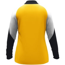 JAKO Long Sleeve Zip Top Dynamic (recycled polyester, elastic material) yellow/white/black ladies