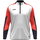 JAKO Langarmshirt Ziptop Dynamic (rec. Polyester, elastisches Material) weiss/coralrot/marineblau Herren