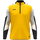 JAKO Langarmshirt Ziptop Dynamic (rec. Polyester, elastisches Material) gelb/weiss/schwarz Herren