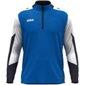 JAKO Langarmshirt Ziptop Dynamic (rec. Polyester, elastisches Material) royalblau/weiss/marineblau Herren