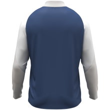JAKO Long Sleeve Shirt Ziptop Dynamic (recycled polyester, elastic material) midnight blue/white/light grey children