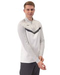JAKO Langarmshirt Ziptop Iconic (angenehmer Tragekomfort) weiss/grau/anthrazitgrau Herren