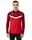 JAKO Langarmshirt Ziptop Iconic (angenehmer Tragekomfort) rot/weinrot Herren