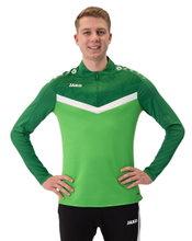 JAKO Long Sleeve Ziptop Iconic (comfortable fit) green/dark green men's