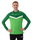 JAKO Langarmshirt Ziptop Iconic (angenehmer Tragekomfort) grün/dunkelgrün Herren