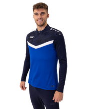 JAKO Long Sleeve Zip Top Iconic (comfortable fit) royal blue/navy blue men's