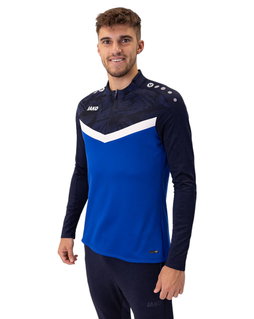 JAKO Langarmshirt Ziptop Iconic (angenehmer Tragekomfort) royalblau/marineblau Herren