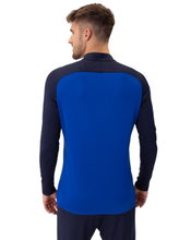 JAKO Long Sleeve Zip Top Iconic (comfortable fit) royal blue/navy blue men's