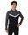 JAKO Long Sleeve Zip Top Iconic (comfortable fit) black/anthracite grey men's