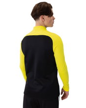 JAKO Long Sleeve Zip Top Iconic (comfortable fit) black/yellow men's