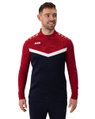 JAKO Langarmshirt Ziptop Iconic (angenehmer Tragekomfort) marineblau/rot Herren