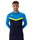 JAKO Langarmshirt Ziptop Iconic (angenehmer Tragekomfort) marineblau/hellblau/gelb Herren