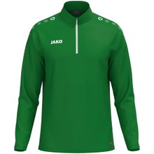 JAKO Long Sleeve Shirt Ziptop One (100% recycled Polyester, inner side made of Micro-Fleece) green children
