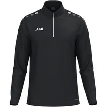 JAKO Long Sleeve Zip Top One (100% recycled Polyester, inner side made of Micro-Fleece) black children