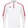 JAKO Langarmshirt Ziptop Power (rec. Polyester, hochelastisch) weiss/rot Kinder