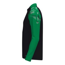 JAKO Long Sleeve Shirt Ziptop Sonic (recycled Polyester, soft feel) black/green boys