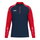 JAKO Langarmshirt Ziptop Sonic (rec. Polyester, weiches Tragegefühl) marineblau/rot Jungen