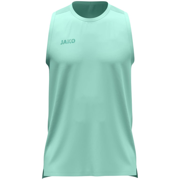 JAKO Lauf-Tanktop Light Flow (ärmellos) mintblau Herren