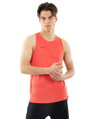 JAKO Lauf-Tanktop Light Flow (ärmellos) coralrot Herren