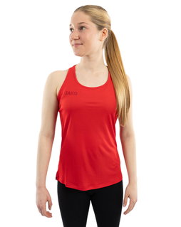 JAKO Tank top biegowy Light Flow (bez rękawów) czerwony damski