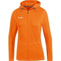 JAKO Laufjacke (Full-Zip Kapuzenjacke) Run 2.0 neonorange Damen
