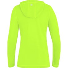JAKO Running Jacket (Full-Zip Hooded Jacket) Run 2.0 Neon Green Women