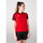 JAKO Sport-Polo Performance (Polyester-Micro-Mesh, atmungsaktiv, schnelltrocknend) rot/schwarz Damen