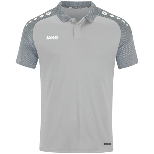 JAKO Sport-Polo Performance (atmungsaktiv, schnelltrocknend) hellgrau Kinder